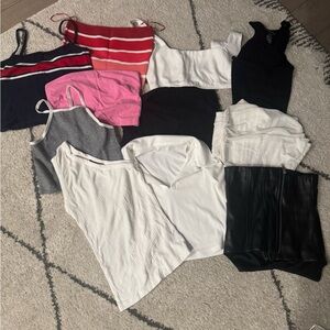 Multiple crop tops - one price